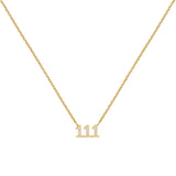 Gargantilla con el número angelical 777