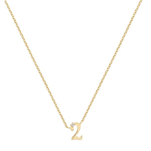 Petite 2 Numeral Necklace