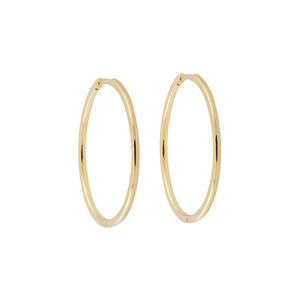 30mm Sleeper Hoops | 9k Solid Gold