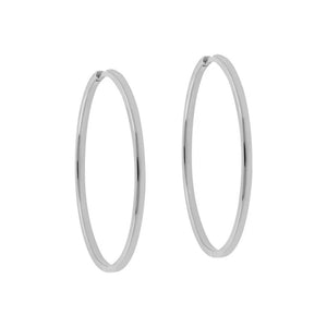 45mm Sleeper Hoops Sterling Silver