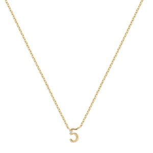 Petite 5 Numeral Necklace