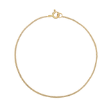 Curb Bracelet | 9k Solid Gold