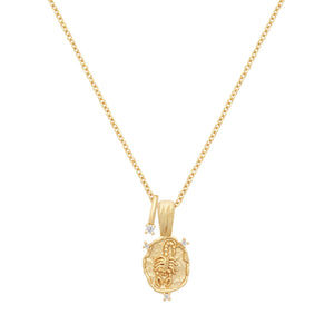 Scorpio Star Sign Gold Necklace