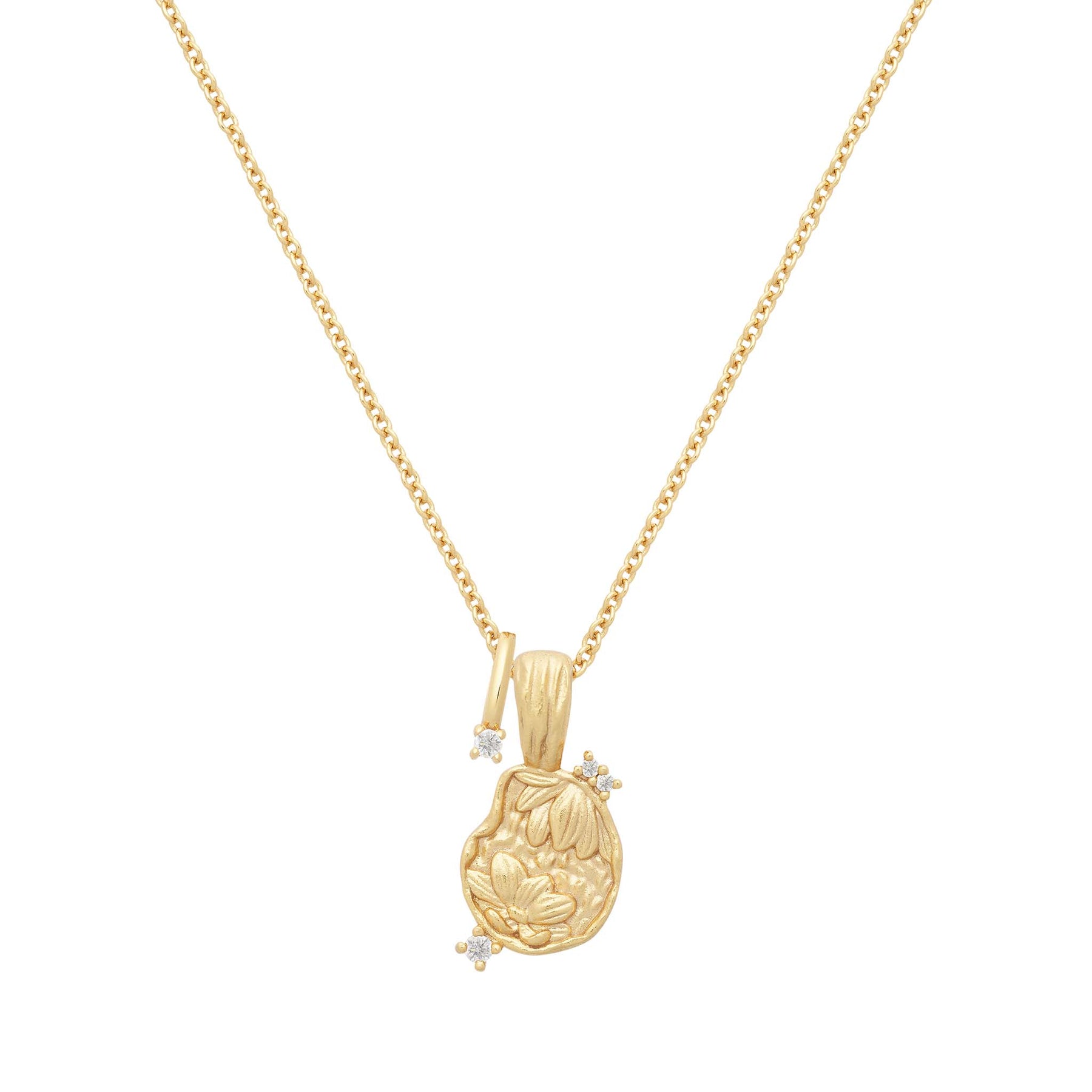 Virgo Star Sign Gold Necklace