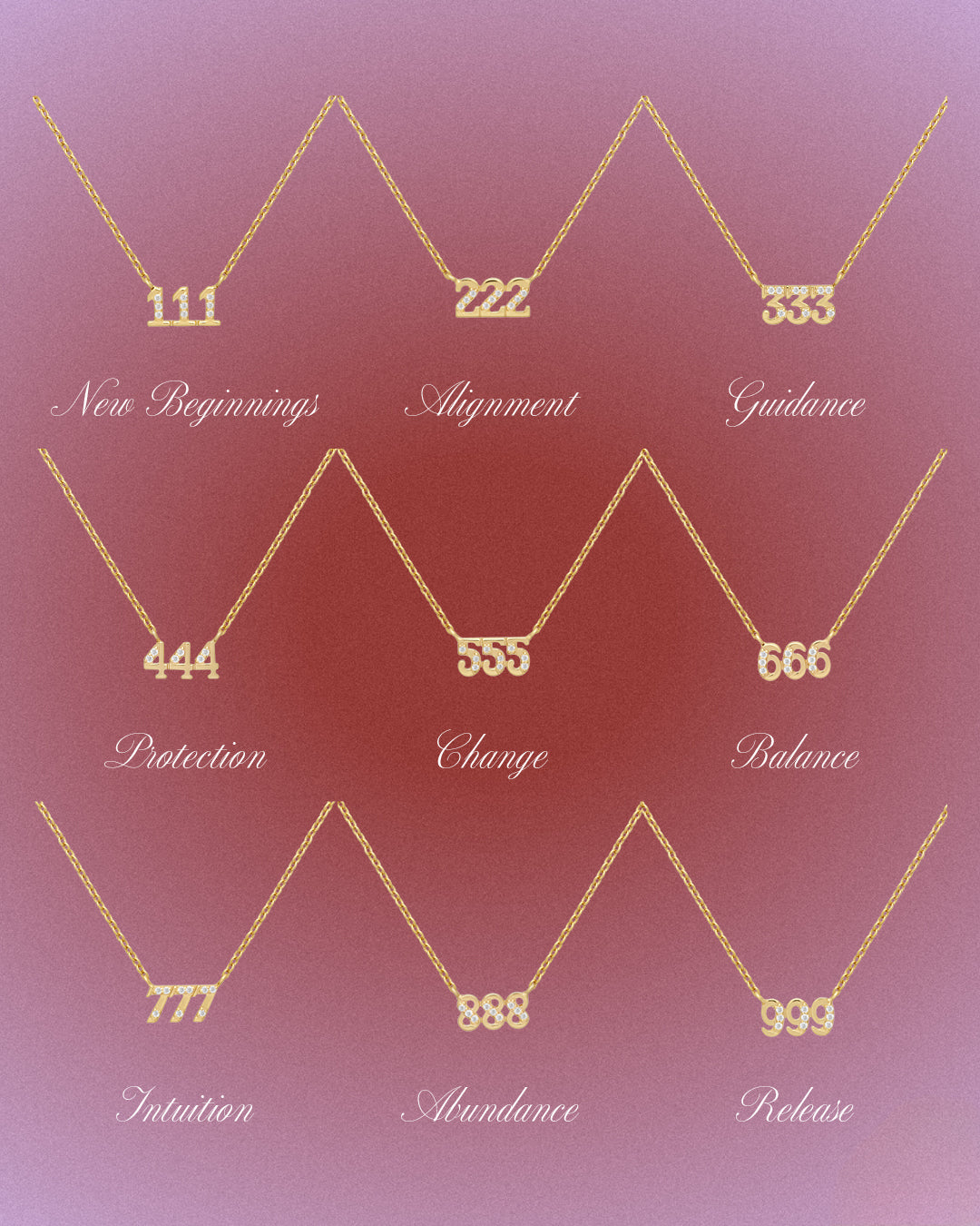 ノ*ル様 ノーブル 777 Angel Number Necklace | Luck & Alignment | YCL – YCL