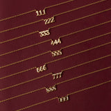 Gargantilla con el número angelical 777