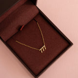 Gargantilla con el número angelical 777