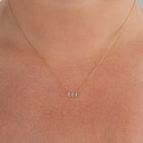 Gargantilla con el número angelical 777