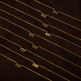 Gargantilla con el número angelical 777