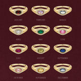 June Signet Ring