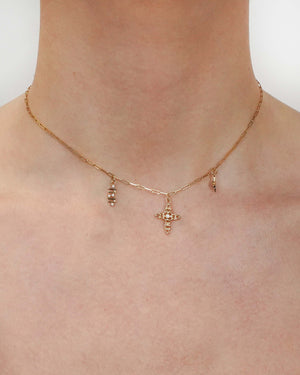 CHARM BAR Fine Block Choker