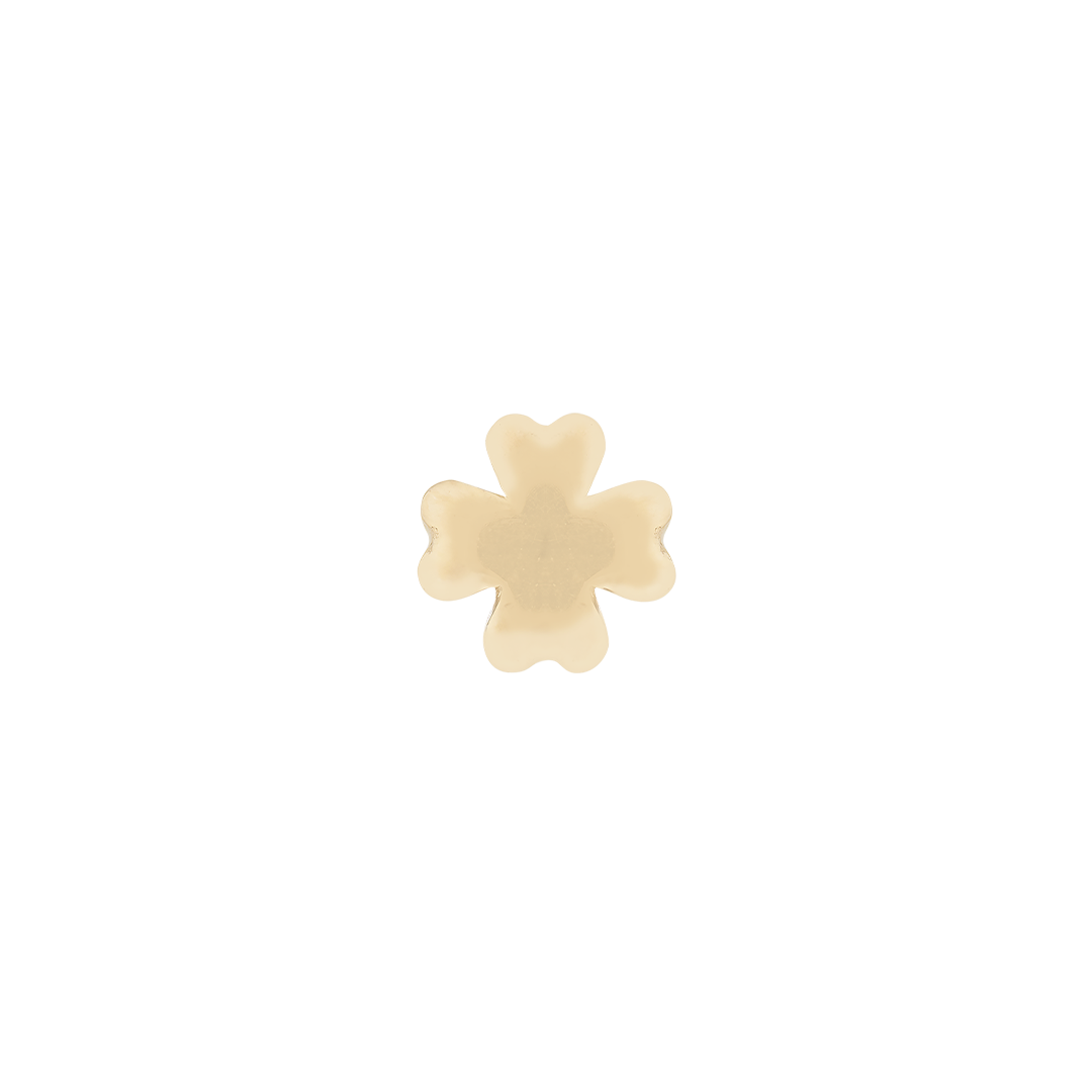 Clover Bead in 9k solid gold