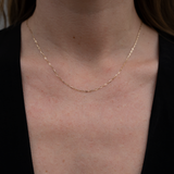 Cable Chain Necklace | 14k Solid Gold