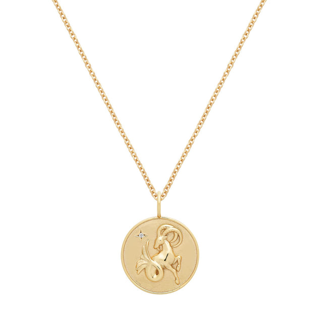 Capricorn Zodiac Necklace