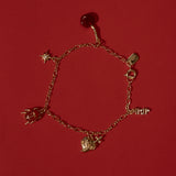 CHARM BAR Fine Figaro Bracelet