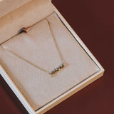 Cursive Nameplate Necklace | 9K Solid Gold