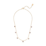 Pavé Evil Eye Charm Necklace | Blue
