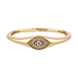 Evil Eye Signet Ring | Clarity