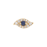 Diamond Evil Eye Bead in 9k solid gold