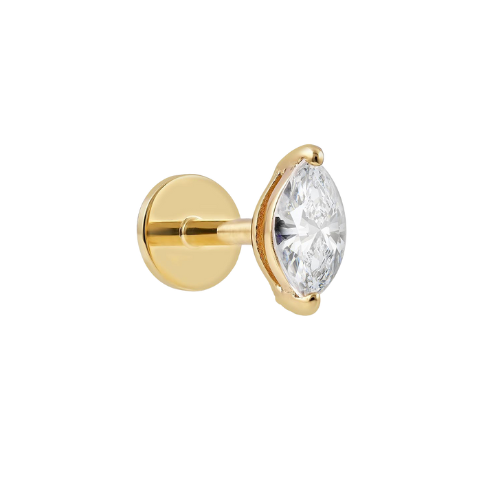 Marquise Claw Cartilage Earring
