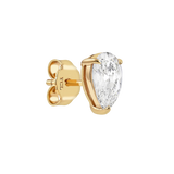 Pear Claw Stud Earring
