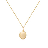 Engrave Locket Necklace