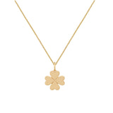 Engrave Lucky Clover Necklace