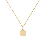 Engrave Medallion Necklace