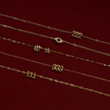 Clover Bead | 9k Solid Gold
