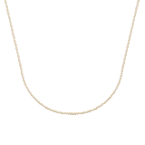Fine Curb Necklace | 9k Solid Gold