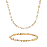 Vintage Tennis Necklace & Vintage Tennis Bracelet