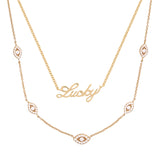 Lucky Necklace & Evil Eye Protection Necklace | Clarity