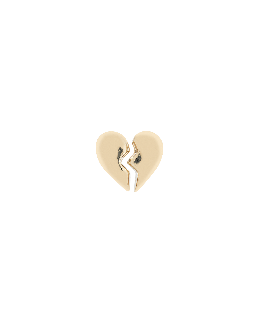 Heart Bead in 9k solid gold