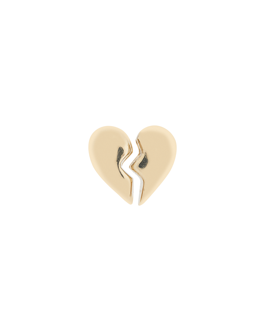 Heart Bead in 9k solid gold