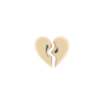 Heart Bead in 9k solid gold