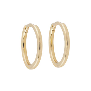 15mm Sleeper Hoops | 9k Solid Gold