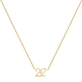Collar pequeño con piedra de nacimiento 