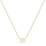 Collar pequeño con piedra de nacimiento 