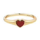 ‍Red Heart Signet Ring (100% off)