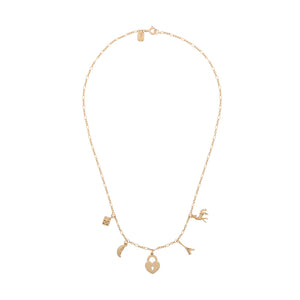 CHARM BAR Fine Figaro Choker