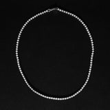 Vintage Tennis Necklace Sterling Silver