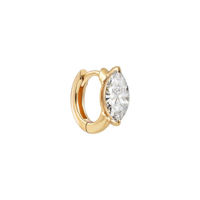 Marquise Claw Hoop