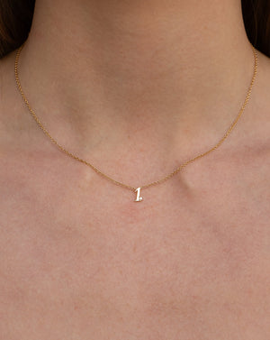 Petite 1 Numeral Necklace