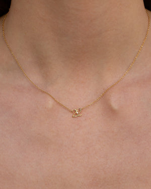 Petite 22 Numeral Necklace