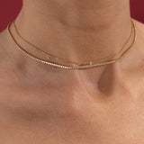 Fine Tennis Necklace