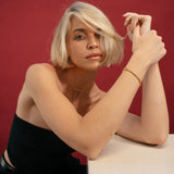 Vintage Tennisarmband mit Lünette 