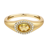 November Birthstone Signet Ring