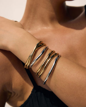 Wave Cuff Bangle