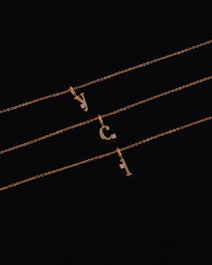 Letter Necklace | Recycled 14k Gold Vermeil