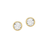 Round Bezel Cartilage Earring